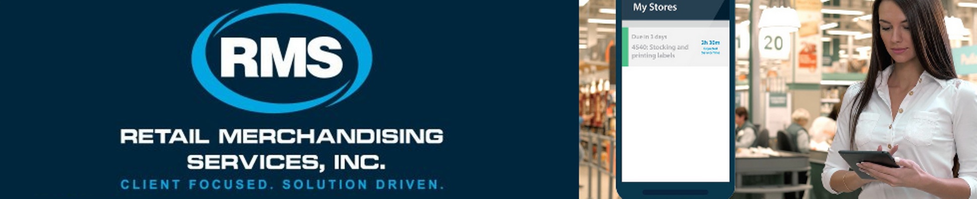 Company banner showing Visual Corporation branding
