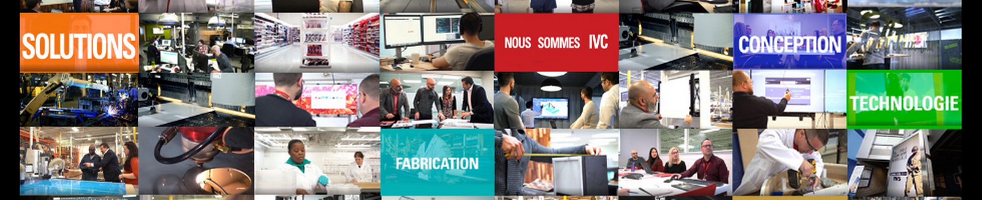 Company banner showing Visual Corporation branding