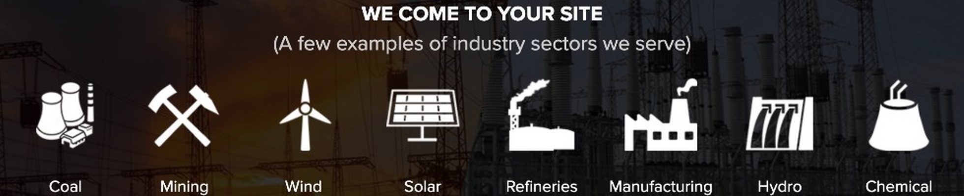Company banner showing Visual Corporation branding