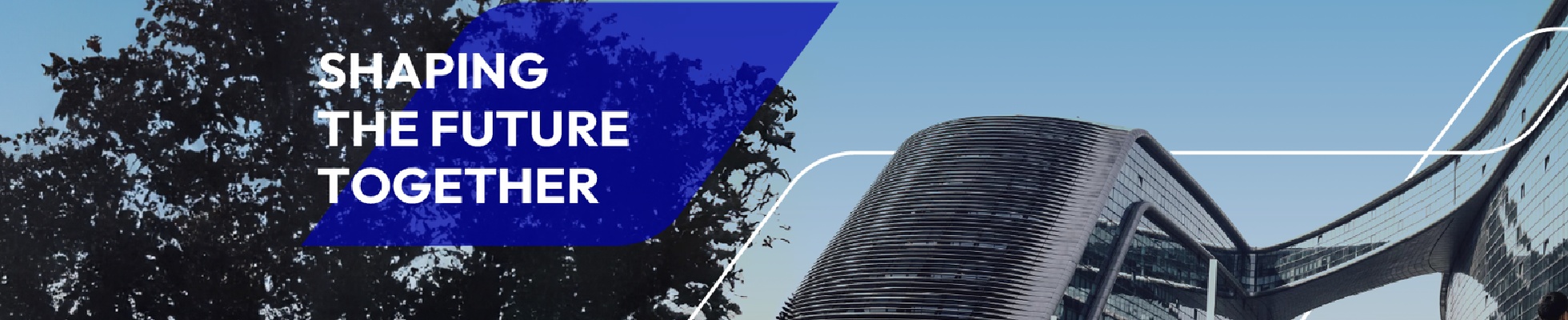 Company banner showing Visual Corporation branding
