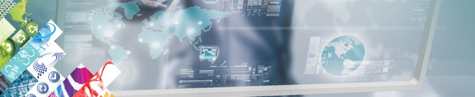 Company banner showing Visual Corporation branding