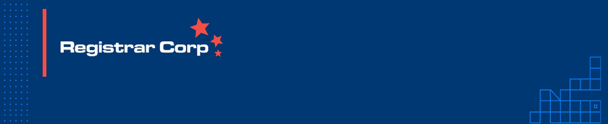 Company banner showing Visual Corporation branding