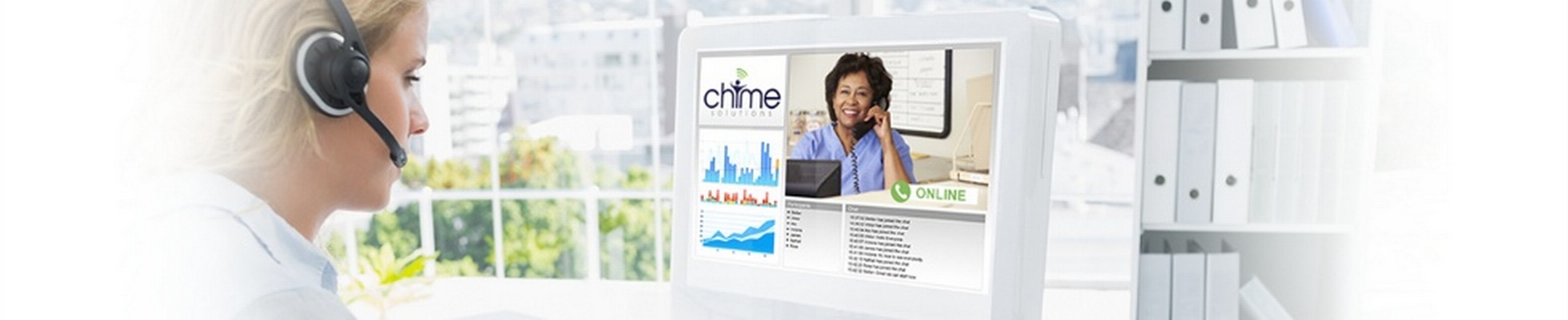 Company banner showing Visual Corporation branding