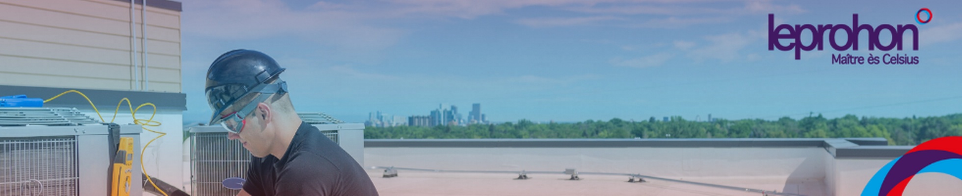 Company banner showing Visual Corporation branding