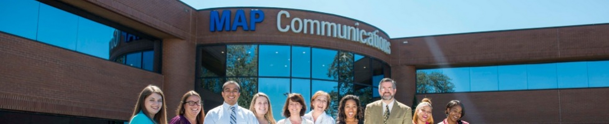 Company banner showing Visual Corporation branding