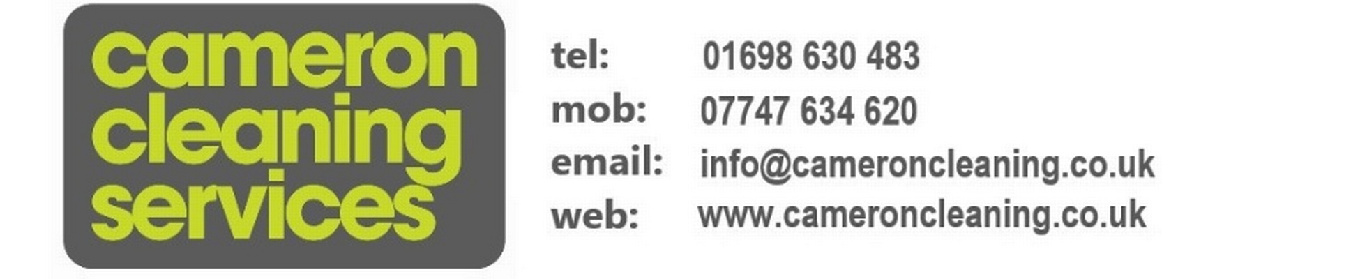 Cameron Cleaning Services logo