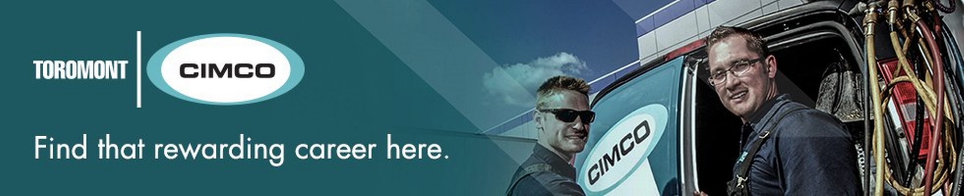 Company banner showing Visual Corporation branding