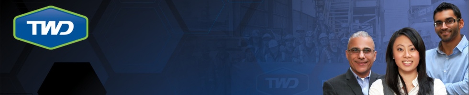 Company banner showing Visual Corporation branding