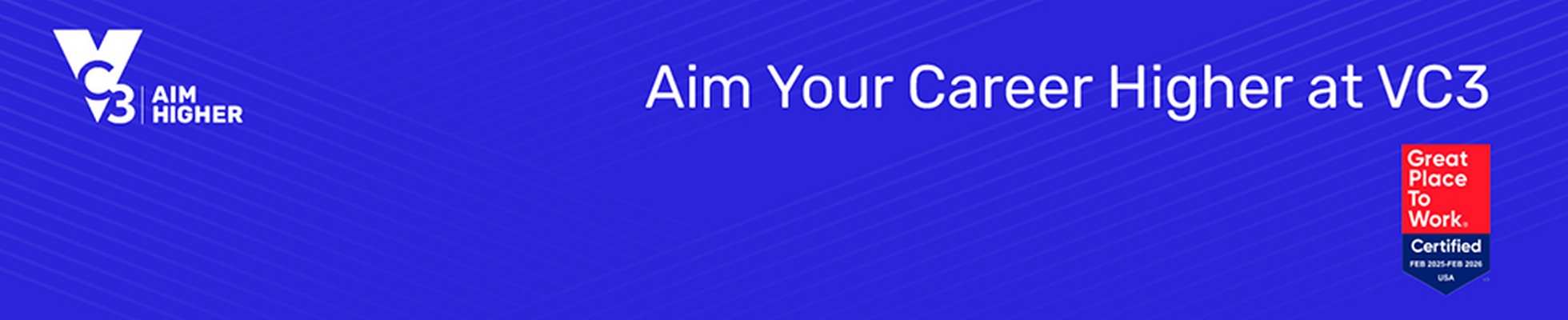 Company banner showing Visual Corporation branding