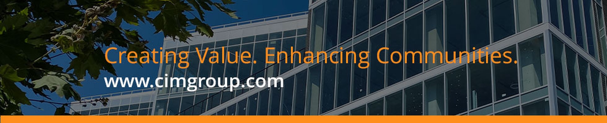 Company banner showing Visual Corporation branding