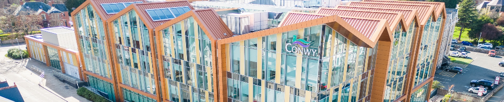 Company banner showing Visual Corporation branding