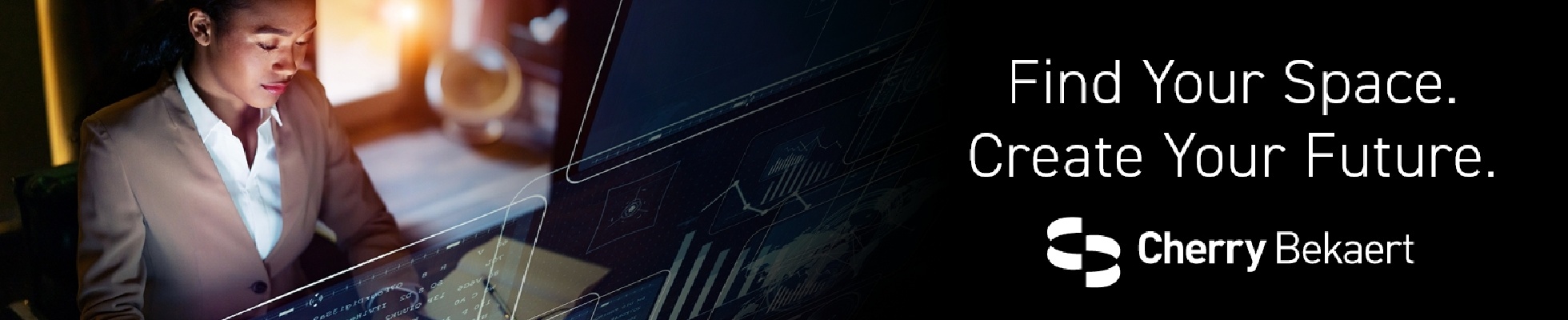 Company banner showing Visual Corporation branding