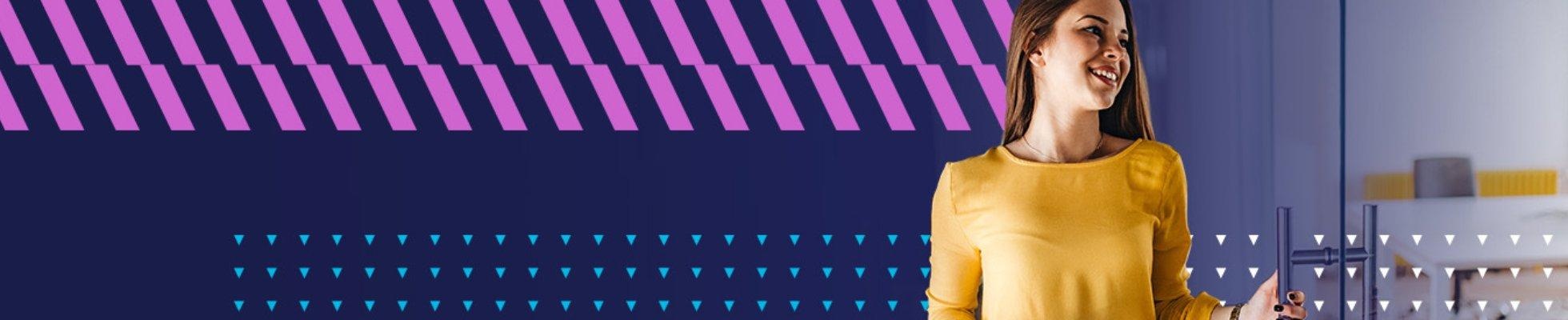 Company banner showing Visual Corporation branding