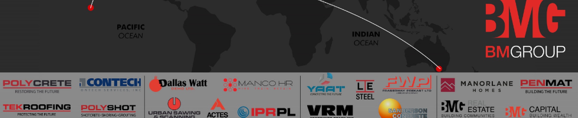 Company banner showing Visual Corporation branding