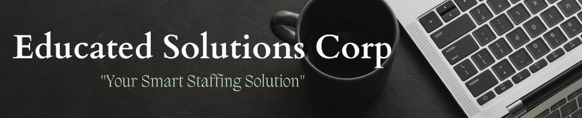 Company banner showing Visual Corporation branding