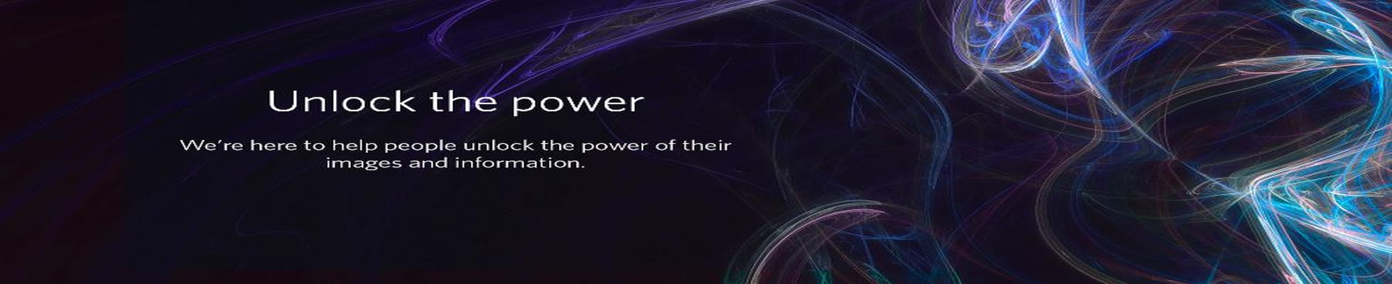 Company banner showing Visual Corporation branding