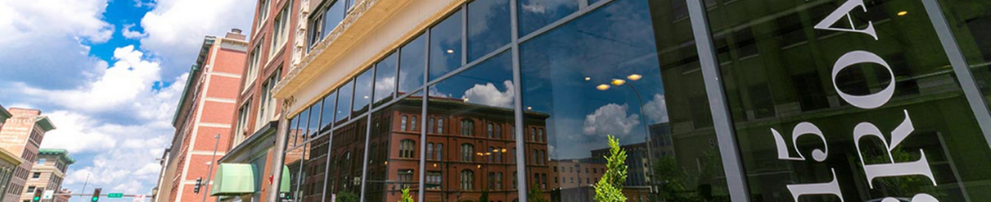 Company banner showing Visual Corporation branding