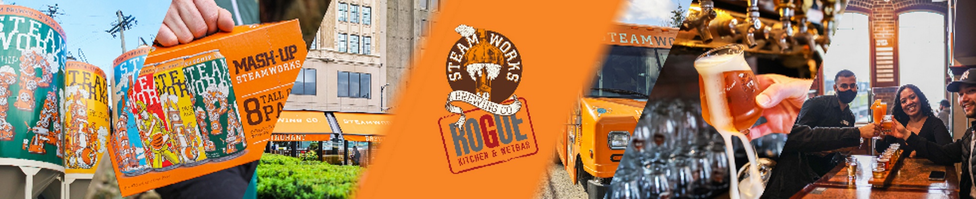 Steamworks Brewing Company logo