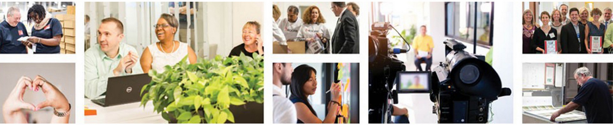 Company banner showing Visual Corporation branding
