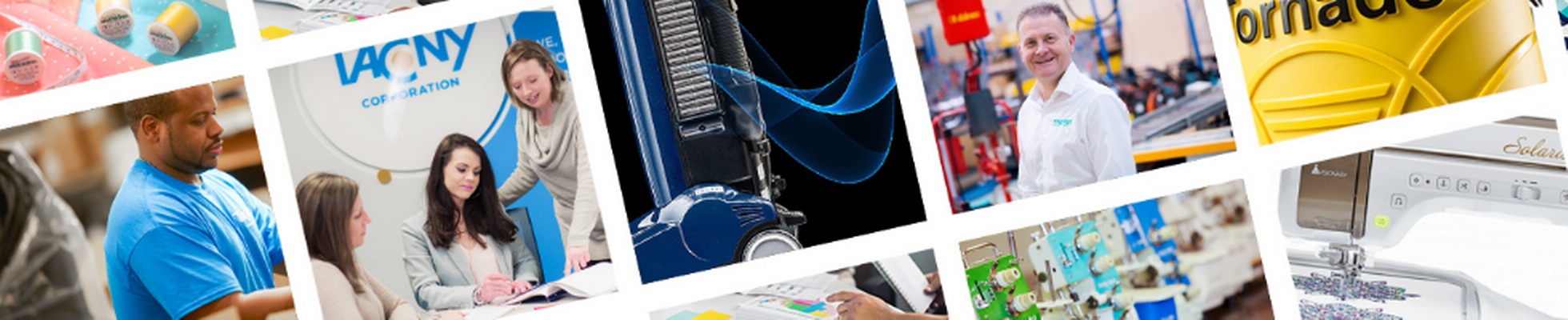 Company banner showing Visual Corporation branding