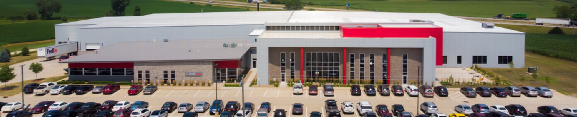 Company banner showing Visual Corporation branding