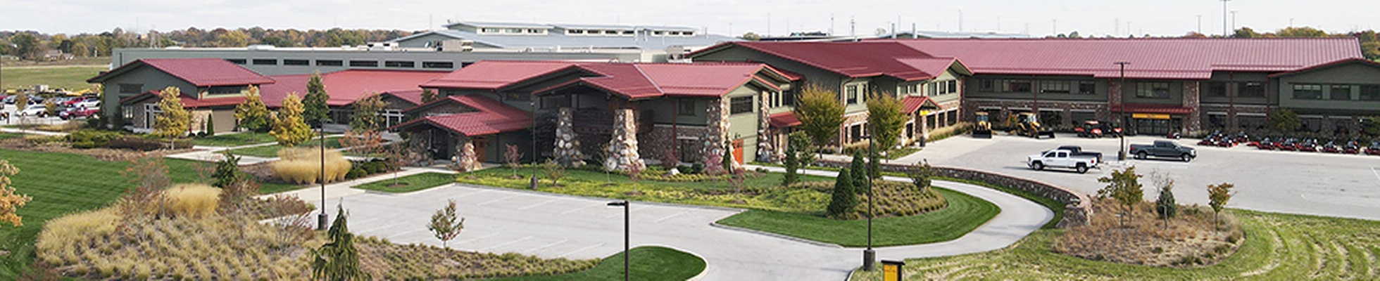 Company banner showing Visual Corporation branding