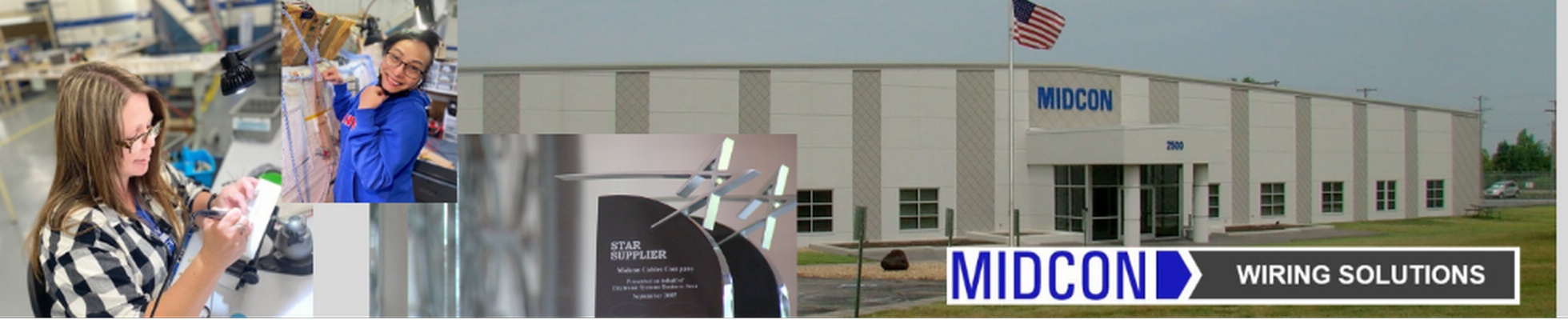 Company banner showing Visual Corporation branding