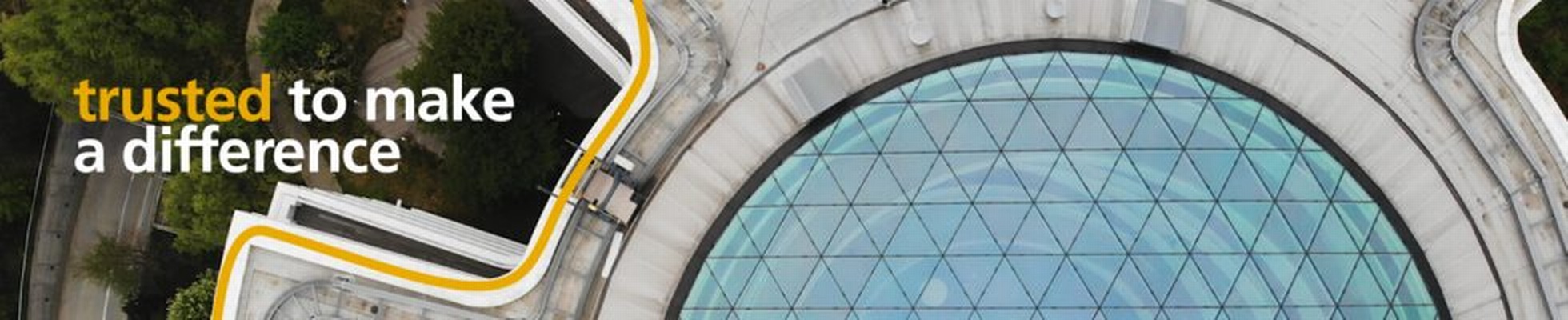 Company banner showing Visual Corporation branding