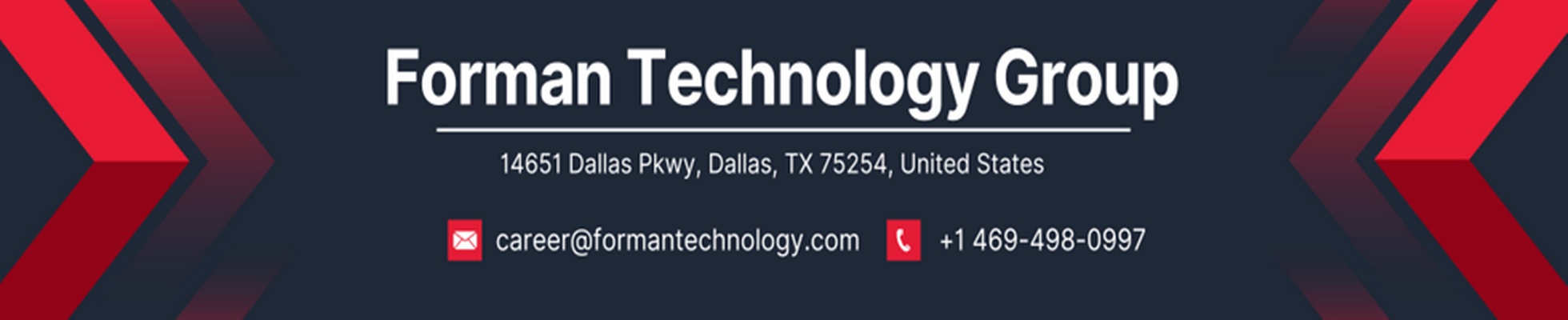 Company banner showing Visual Corporation branding