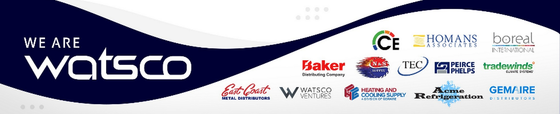Company banner showing Visual Corporation branding