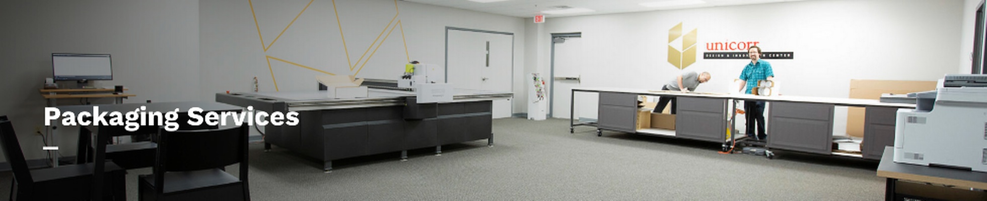 Company banner showing Visual Corporation branding