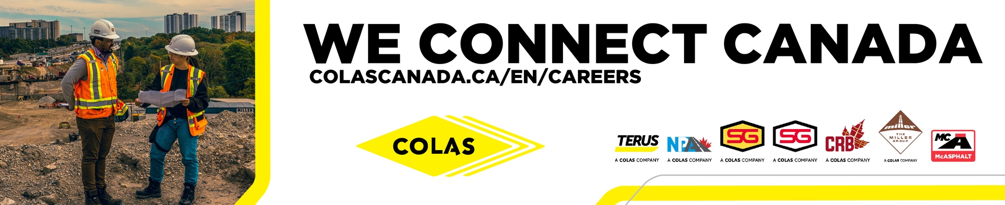 Company banner showing Visual Corporation branding