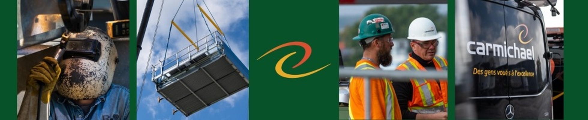 Company banner showing Visual Corporation branding