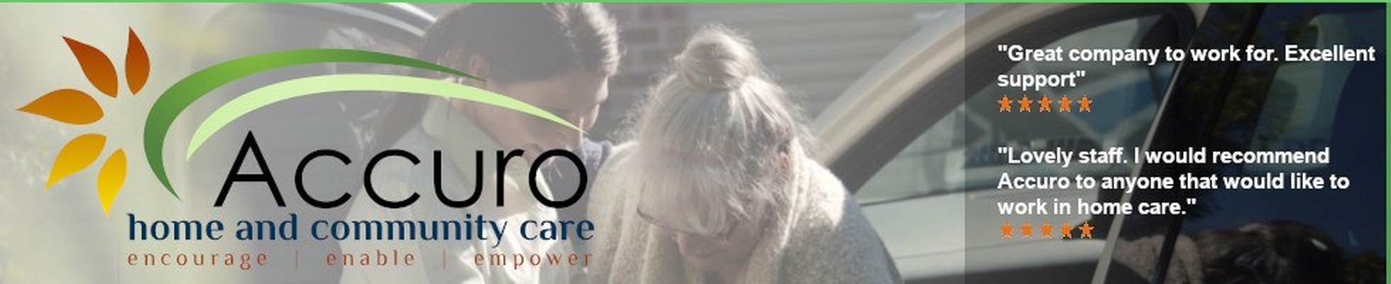 Company banner showing Visual Corporation branding