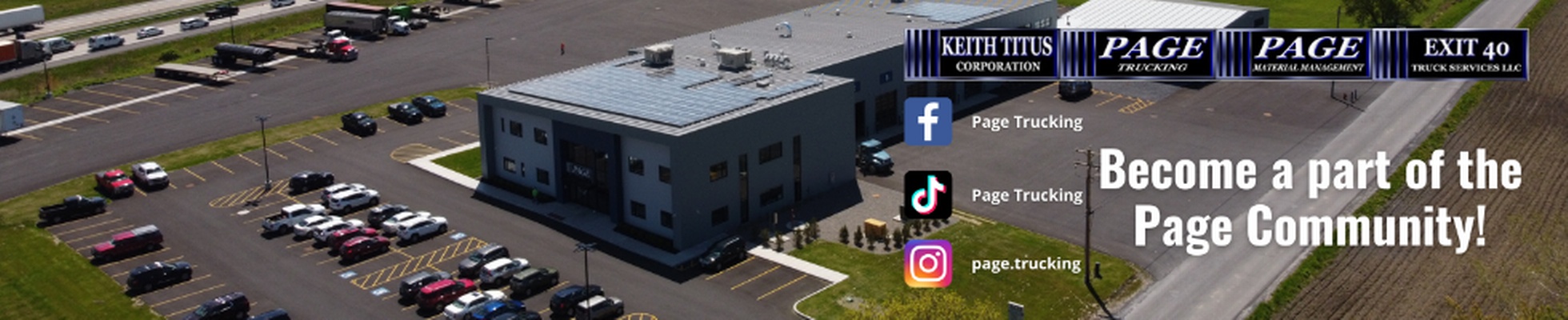 Company banner showing Visual Corporation branding