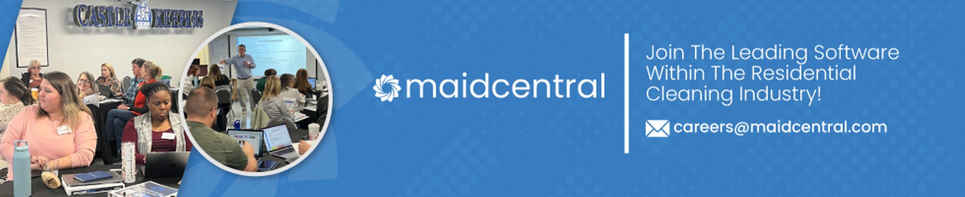 Company banner showing Visual Corporation branding