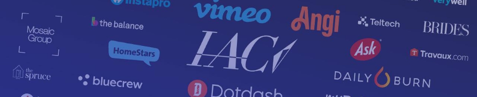 Company banner showing Visual Corporation branding