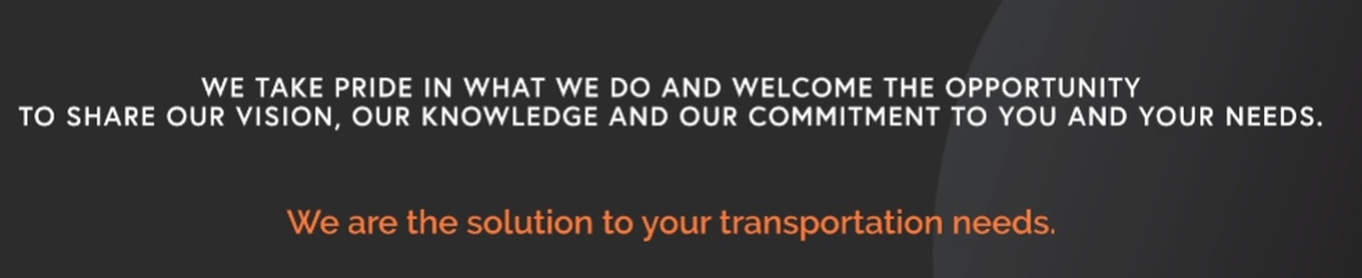 Company banner showing Visual Corporation branding