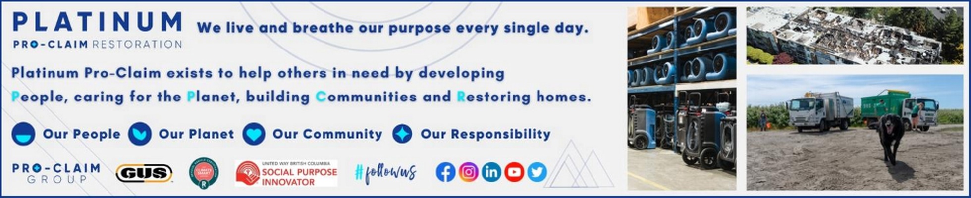 Company banner showing Visual Corporation branding