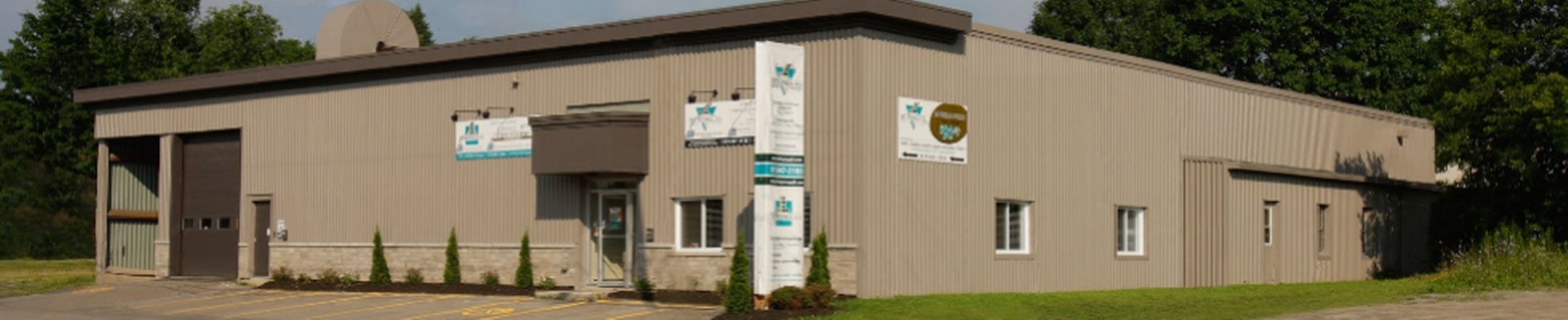 Company banner showing Visual Corporation branding