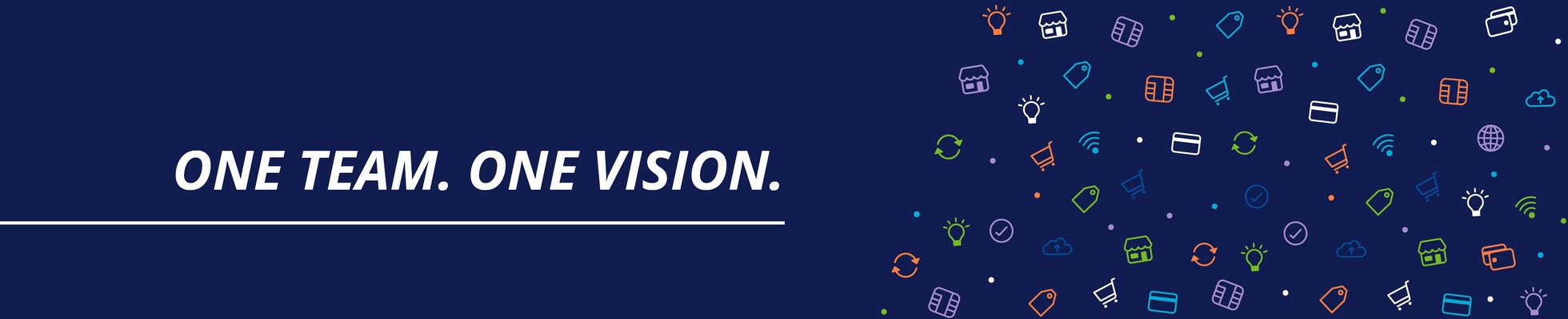 Company banner showing Visual Corporation branding
