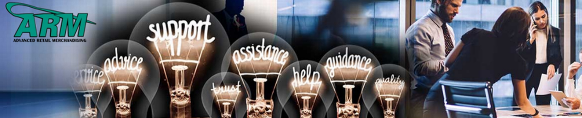 Company banner showing Visual Corporation branding