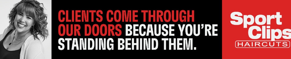 Clients come through the doors at Sport Clips because we have the best people!