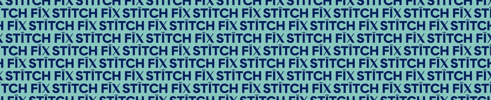 Stitch Fix Women's blouses and white boots with cards and laptop