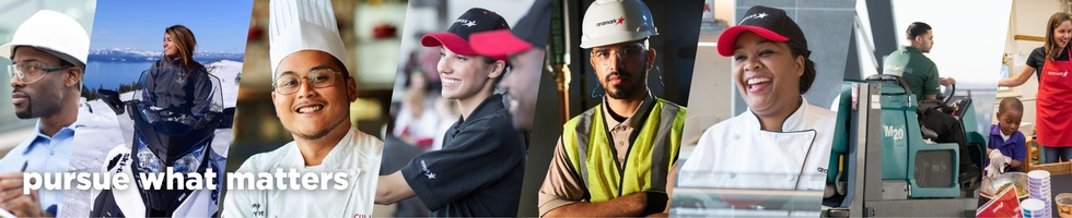 Aramark employees across a variety of industries and career areas