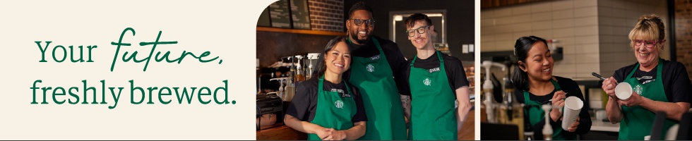 Your future, freshly brewed.  Apply today.