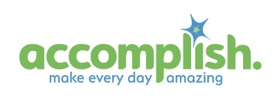 accomplish. logo