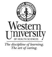 Western University of Health Sciences logo