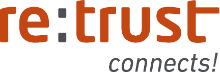 re:trust connects! logo