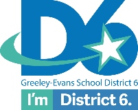 Greeley-Evans School District 6 logo